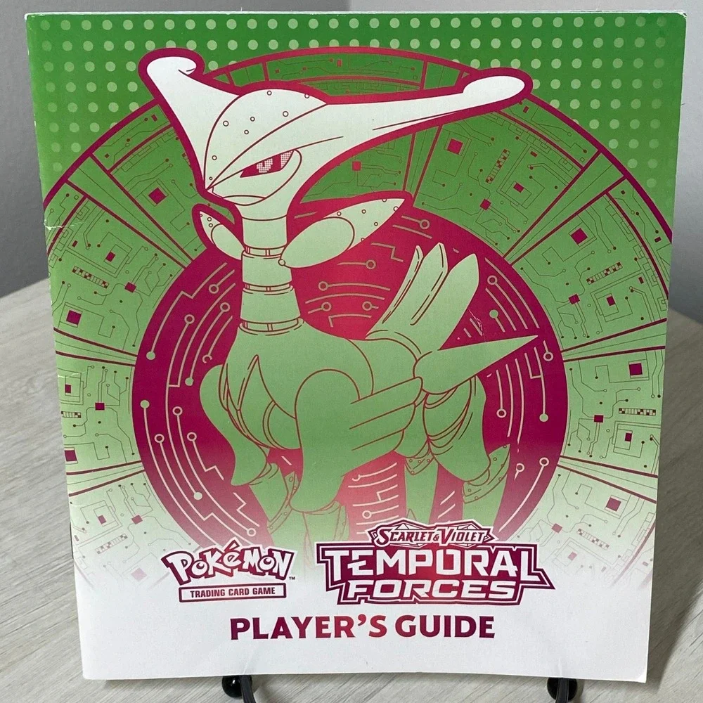 Pokemon TCG Temporal Forces Players Guide Card List Booklet Scarlet Violet 2024